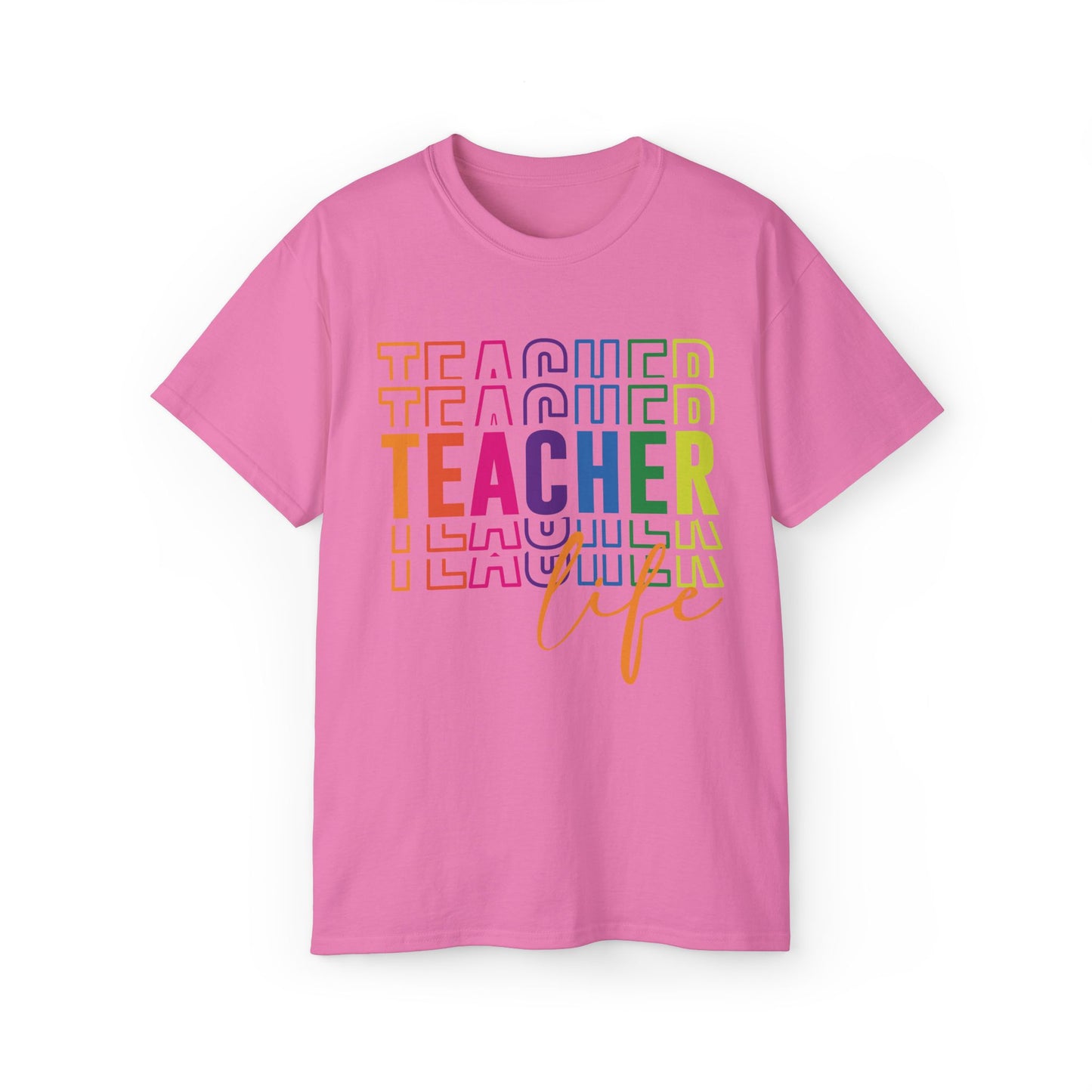 Colorful Teacher Life Unisex Cotton Tee – Perfect Gift for Educators, Teacher Appreciation Day, Classroom Style, Back to School, [...]
