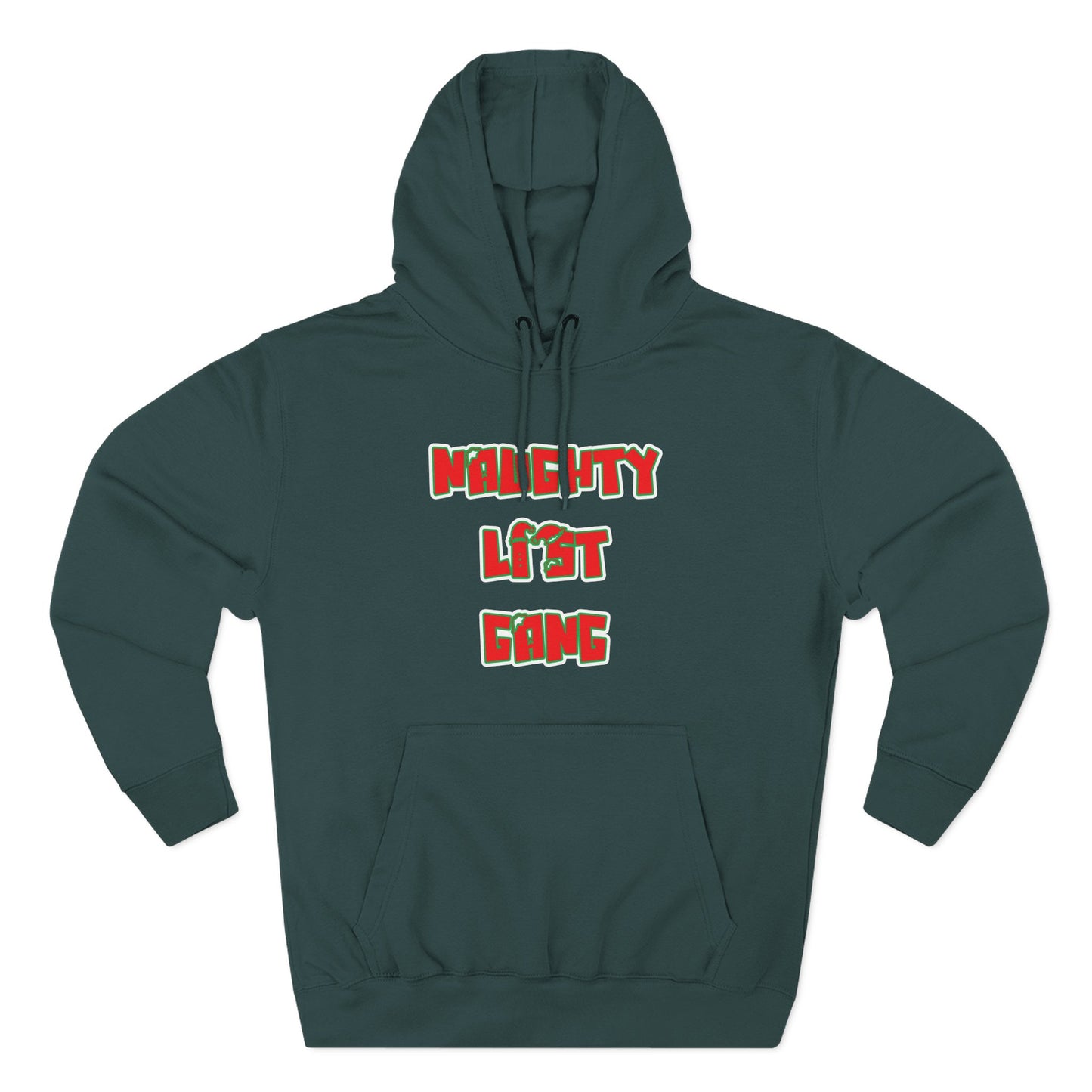 Naughty List Gang Hoodie — Funny Christmas Holiday Pullover