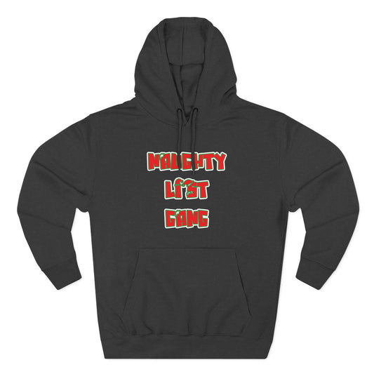 Naughty List Gang Hoodie — Funny Christmas Holiday Pullover