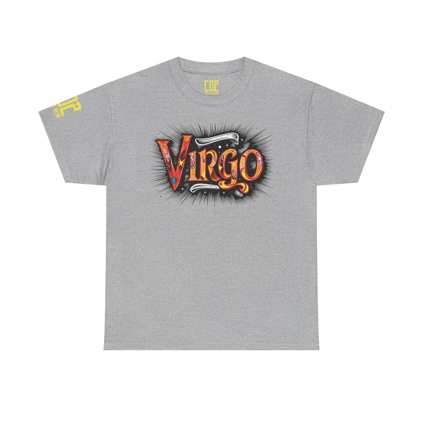 Virgo Zodiac Unisex Heavy Cotton Tee | Astrology Shirt, Horoscope Gift, Birthday Tee, Celestial Wear, Virgo Apparel