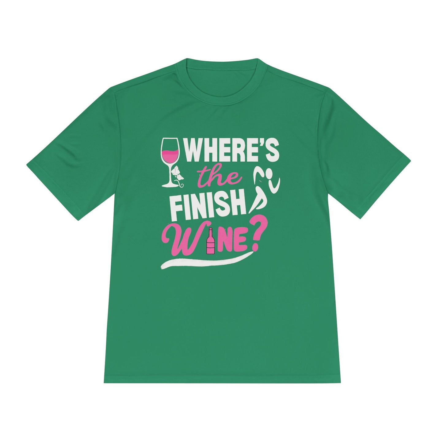 Wine-Themed Unisex Moisture Wicking Tee for Wine Lovers, Gift for Birthdays, Parties, Outdoor Events, Fun Wine Apparel