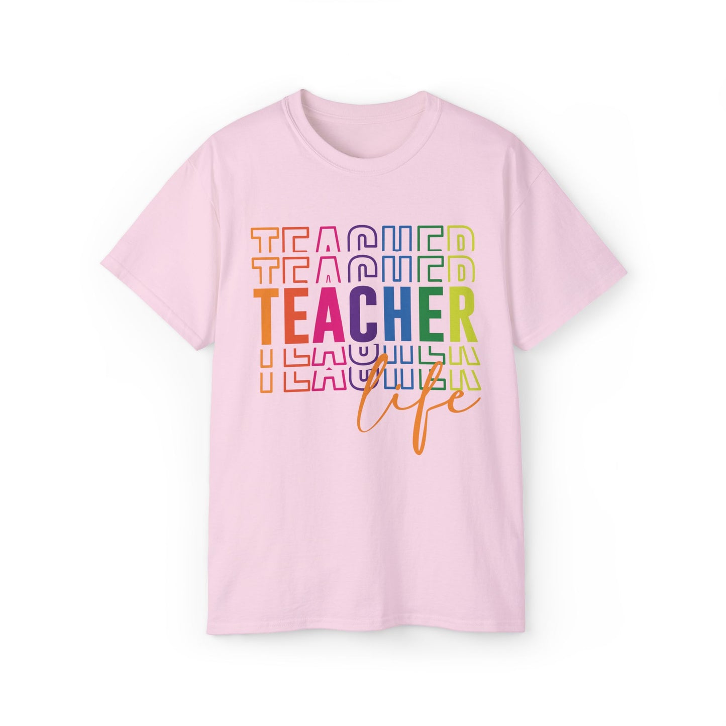 Colorful Teacher Life Unisex Cotton Tee – Perfect Gift for Educators, Teacher Appreciation Day, Classroom Style, Back to School, [...]