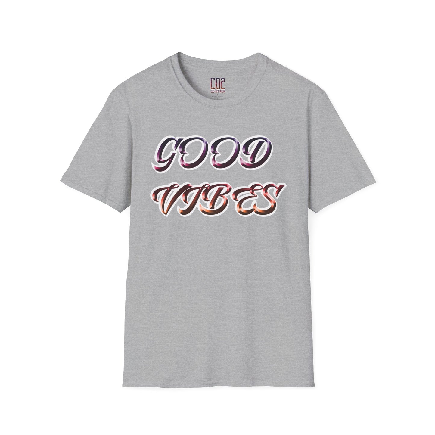 Good Vibes Unisex T-Shirt | Softstyle Tee for Casual Days, Vacation Wear, Gift, Fun Summer Style