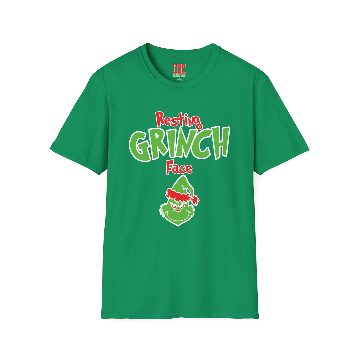 Resting Grinch Face Unisex Softstyle T-Shirt