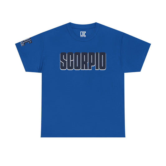 Scorpio Astrology Tee, Zodiac Sign T-Shirt, Unisex Heavy Cotton Tee, Horoscope Gift, Astrological Apparel