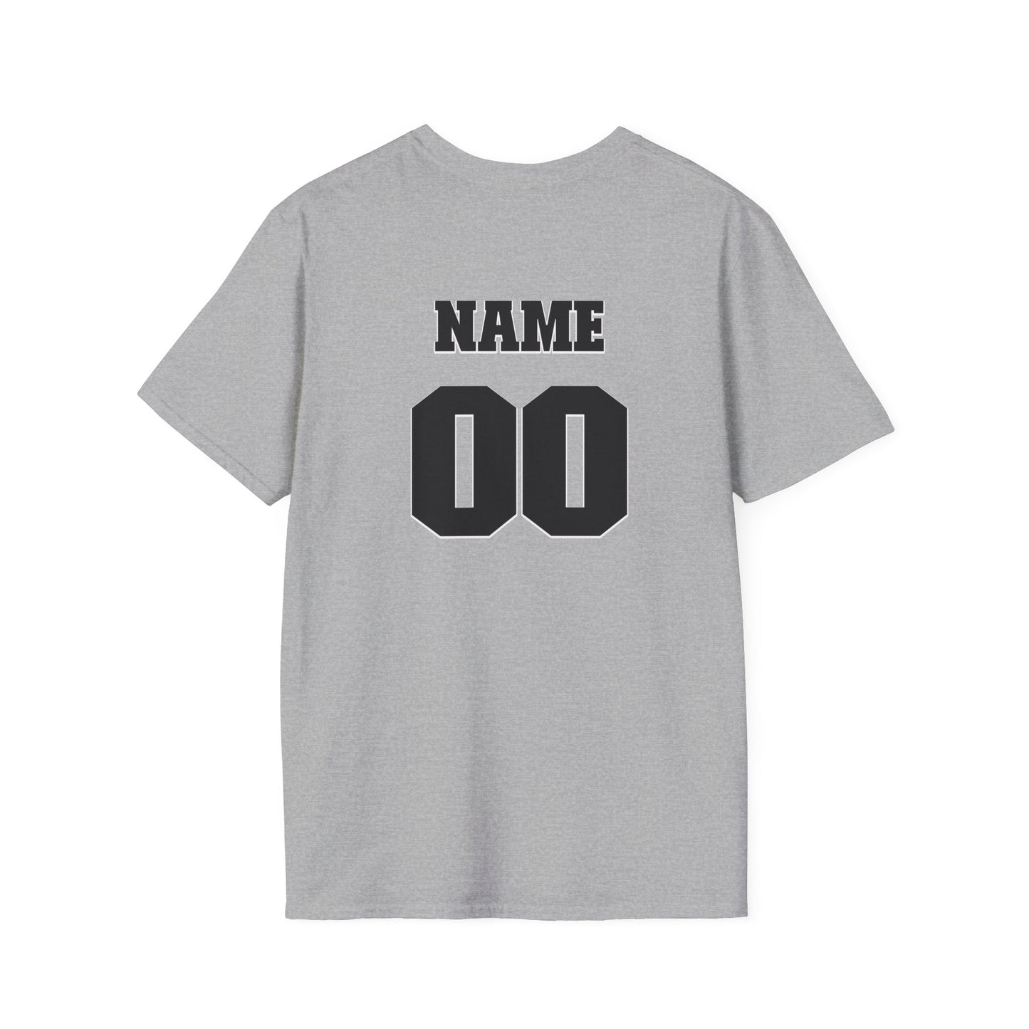 Football Mom Unisex Tee - Custom Team and Number Shirt with Name and Number for Athletes by request