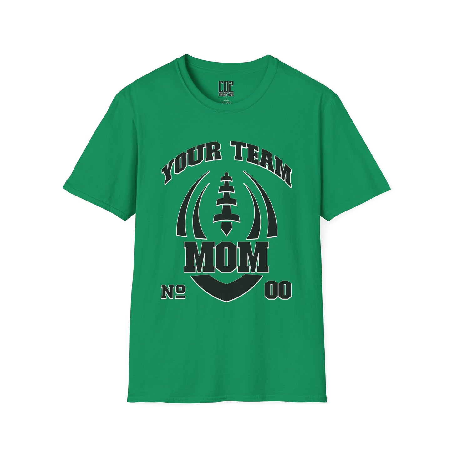 Football Mom Unisex Tee - Custom Team and Number Shirt for Athletes by request