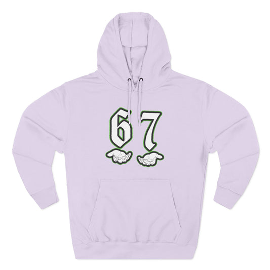 67 Wings Hoodie — Vintage Varsity Number Pullover