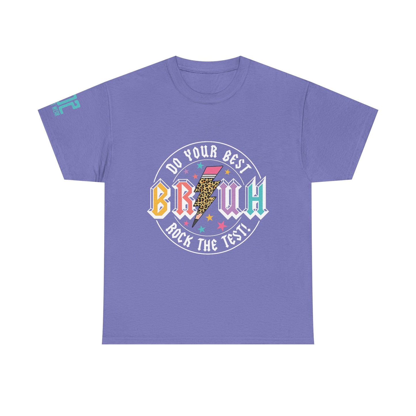 Motivational Unisex Heavy Cotton Tee: 'Do Your Best, Rock the Test!' - Perfect for Students, Casual Wear, Gift Idea, Graduation, Study [...]