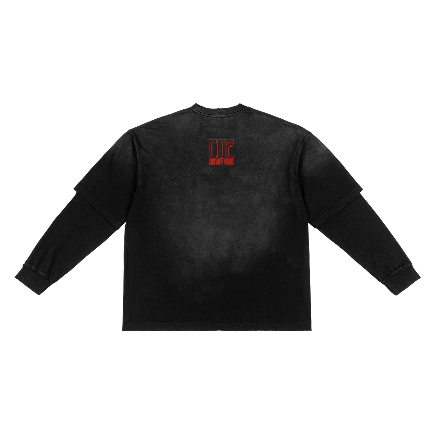 CO2 Stranger Things Sunfade Hand-Frayed Faux Two-Piece T-Shirt