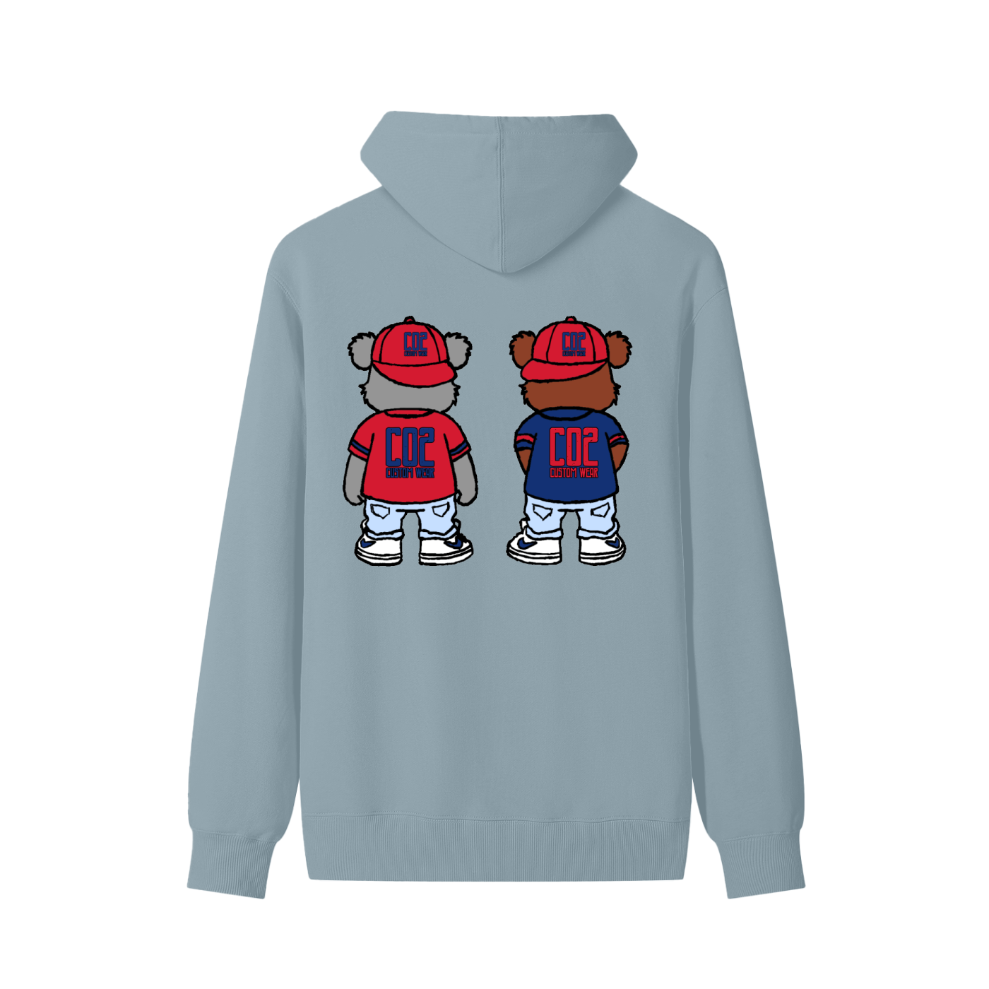 CO2 Bear Retro Cool Bear Classic Unisex Cotton Hoodie