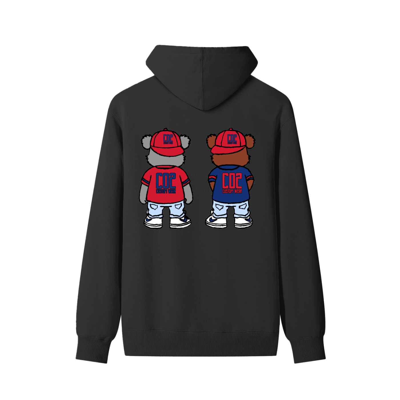 CO2 Bear Retro Cool Bear Classic Unisex Cotton Hoodie