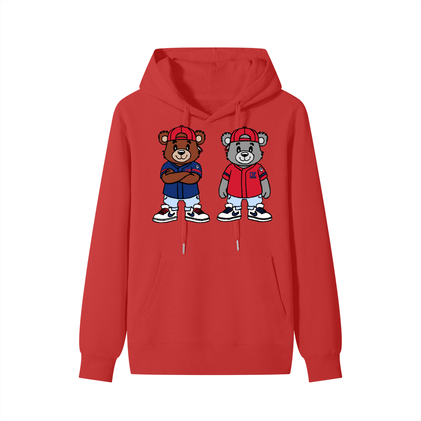 CO2 Bear Retro Cool Bear Classic Unisex Cotton Hoodie